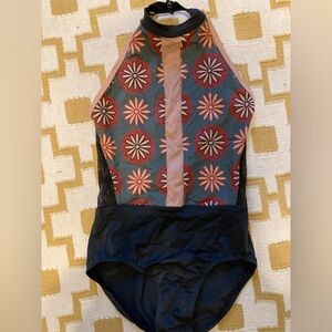 Suffolk size M leotard with mesh straps